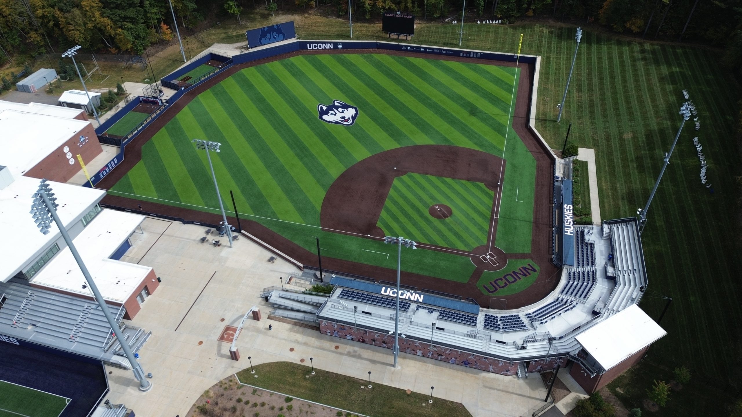 elliot ballpark aerial view