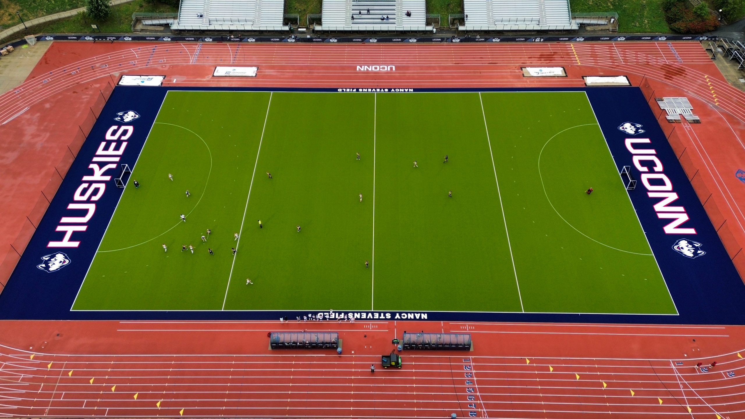 sherman turf aerial view